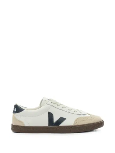 Veja Volley Logo-patch Panelled Low-top Sneakers In Multi