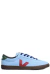 Veja Volley Sneakers In Cyan Suede In Blue