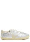 Veja Volley Low-top Metallic Sneakers In Silver