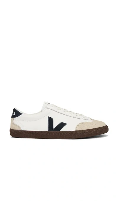 Veja Volley In White & Nautico & Bark