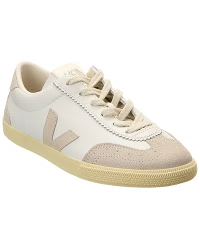 Veja Volley O. T. Leather & Suede Sneaker In White