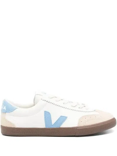 Veja Volley Organic Leather Trainers In Multi