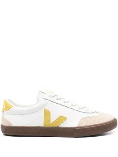 Veja Volley O.t Leather Sneakers In White