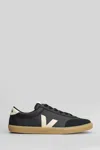 Veja Volley O.t Sneakers In Black Suede And Leather In Black