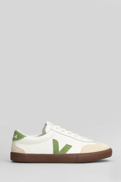 VEJA VOLLEY O.T SNEAKERS IN WHITE LEATHER