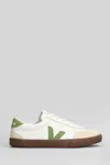 Veja Suede And Leather Low-top Sneakers In White