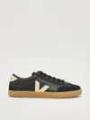 Veja Volley O.t Sneakers In Black Suede And Leather In Black