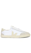 Veja Volley Sneakers In White Suede And Leather In White