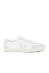 Veja Volley Sneakers In White Suede And Leather In White