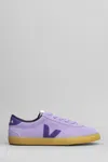 Veja Volley Sneakers In Viola Suede In Purple