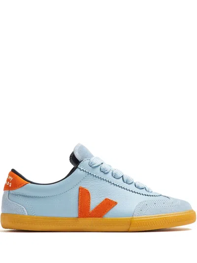 Veja Suede Volley Sneakers In Blue Other
