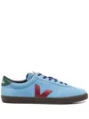 Veja Man Sneakers Azure Size 12 Leather In Blue
