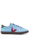Veja Volley Sneakers In Cyan Suede In Blue