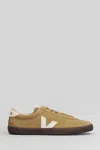 Veja Volley Sneakers In Beige Suede In Nude