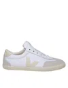 VEJA VOLLEY SNEAKERS IN CANVAS COLOR WHITE/BEIGE