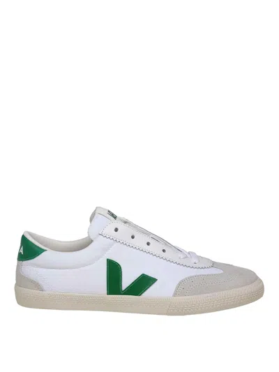 Veja Volley Sneakers In Canvas In White