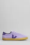 Veja Volley Sneakers In Viola Suede In Purple
