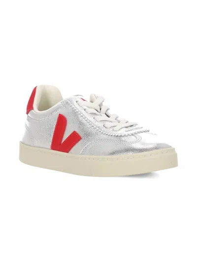 Veja Kids' Volley Sneakers In Silver