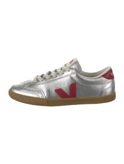 Pre-owned Veja Volley Sneakers In Silver