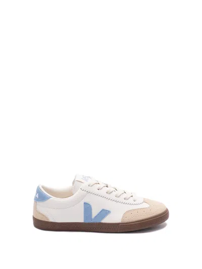 Veja Volley Organic Leather Trainers In Multi