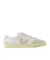 Veja Volley Sneakers In White Suede And Leather In White