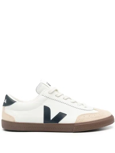 VEJA VOLLEY SNEAKERS WITH CONTRASTING INSERTS