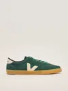 Veja Volley Suede Poker Pierre Sneaker In Verde Brillante