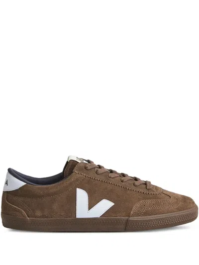Veja Volley Suede Sneakers In Brown