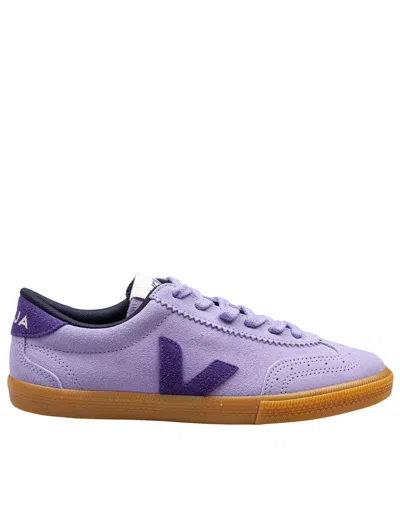 VEJA VOLLEY SUEDE SNEAKERS LAVENDER COLOR