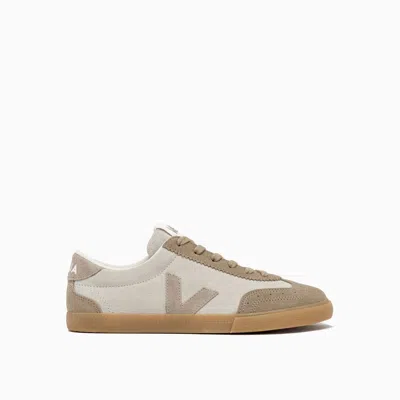 Veja Volley Suede Trainers In Beige
