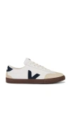 Veja Volley Sneakers With Contrasting Inserts In White