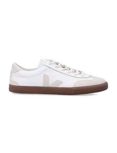Veja Volley White Natural Bark Leather Sneakers