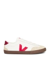 Veja Volley Sneakers In White  Pekin  & Bark