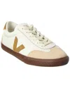 Veja Suede And Leather Low-top Sneakers In White