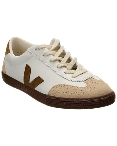 Veja Volly O. T. Leather Sneaker In White