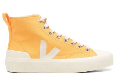 Pre-owned Veja Wata Ii Canvas Pierre Sneakers In Oasis/gold