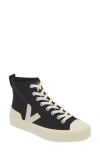 Veja Wata Ii High Top Sneakers In Black Pierre
