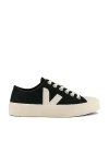 Veja Wata Ii Pierre Canvas Sneakers In Black & Pierre