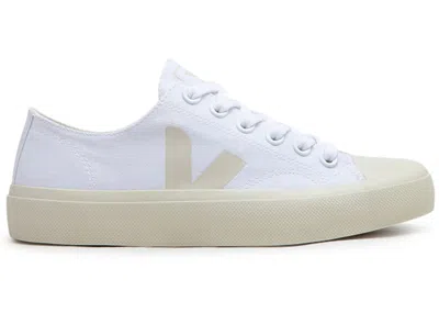 Pre-owned Veja Wata Ii Low Canvas Pierre Sneakers In White