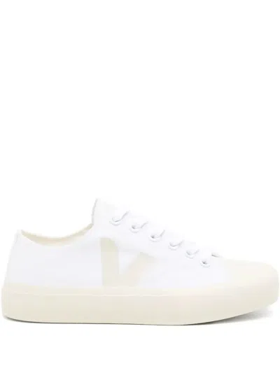 Veja Wata Ii Pierre Sneakers With Logo In White Canvas Woman