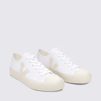 Veja Wata Ii Low Pl0101401a Sneakers Women's White Pierre Canvas Comfort Shoes