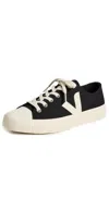 Veja + Net Sustain Nova Organic Cotton-canvas Sneakers In Black Pierre