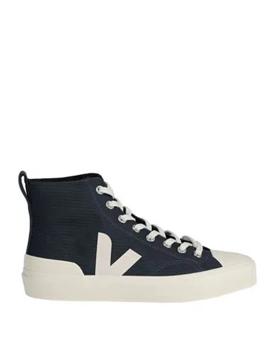 Veja Wata Ii Man Sneakers Navy Blue Size 9 Recycled Polyester