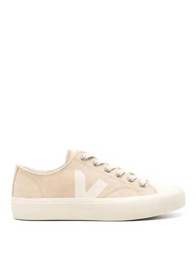 Veja Wata Suede Sneakers In White