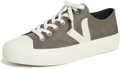 Pre-owned Veja Watta Ii Canvas Sneaker In Kaki Pierre