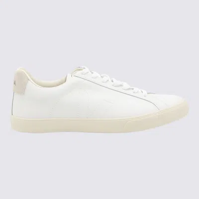Veja Esplar Leather Sneakers In Extra-white