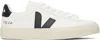 Veja Campo White And Black Low Top Sneakers In Vegan Leather Unisex