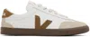 Veja Esplar Womens Lace-up Leather Casual And Fashion Sneakers In Wht Tent Bark