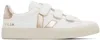 Veja Recife' Chromefree Leather Velcro Sneakers In White