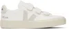 Veja White & Gray Recife Leather Sneakers In Extra-white_natural